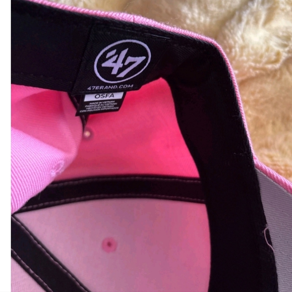 47 Brand Pink Baseball Cap